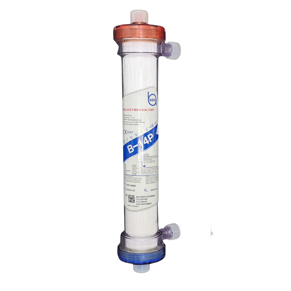Dora B14P dialyzer low flux hemodialysis filter for kidney treatment